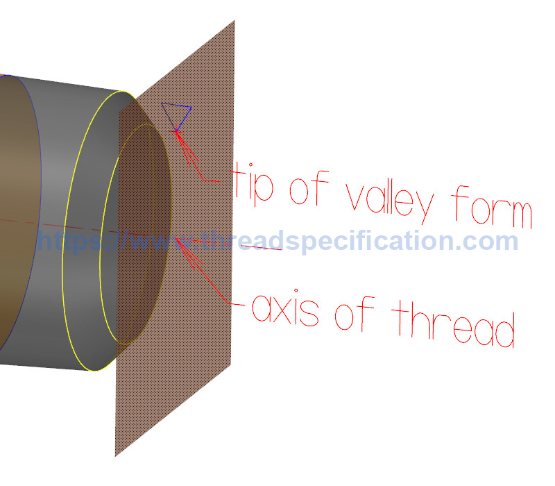 Taper Thread Relief How to create a 3D model of taper thread in 3D CAD software | Thread ...